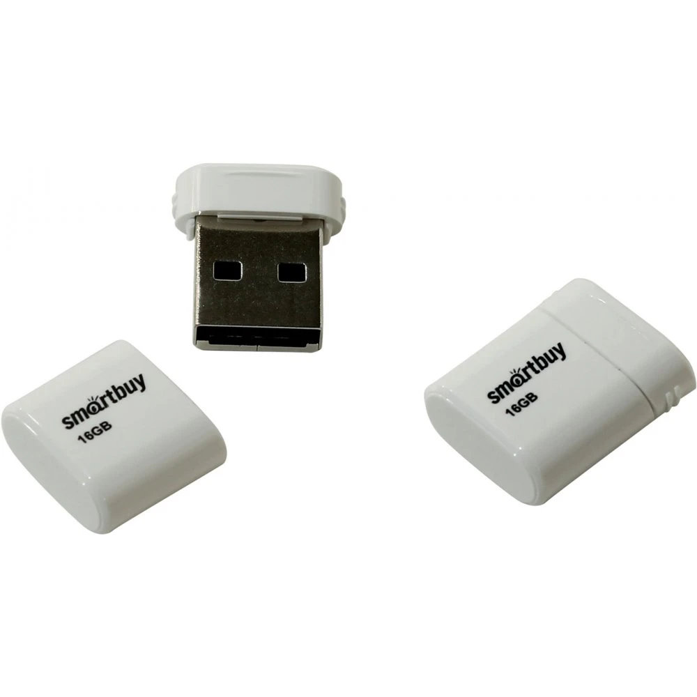 USB Flash накопитель SmartBuy Lara (SB16 ГБLARA-W) 16 ГБ, белый детальное изображение - 1