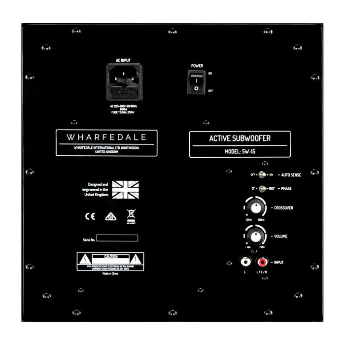 Сабвуферы Wharfedale Diamond SW-15, Черный №5