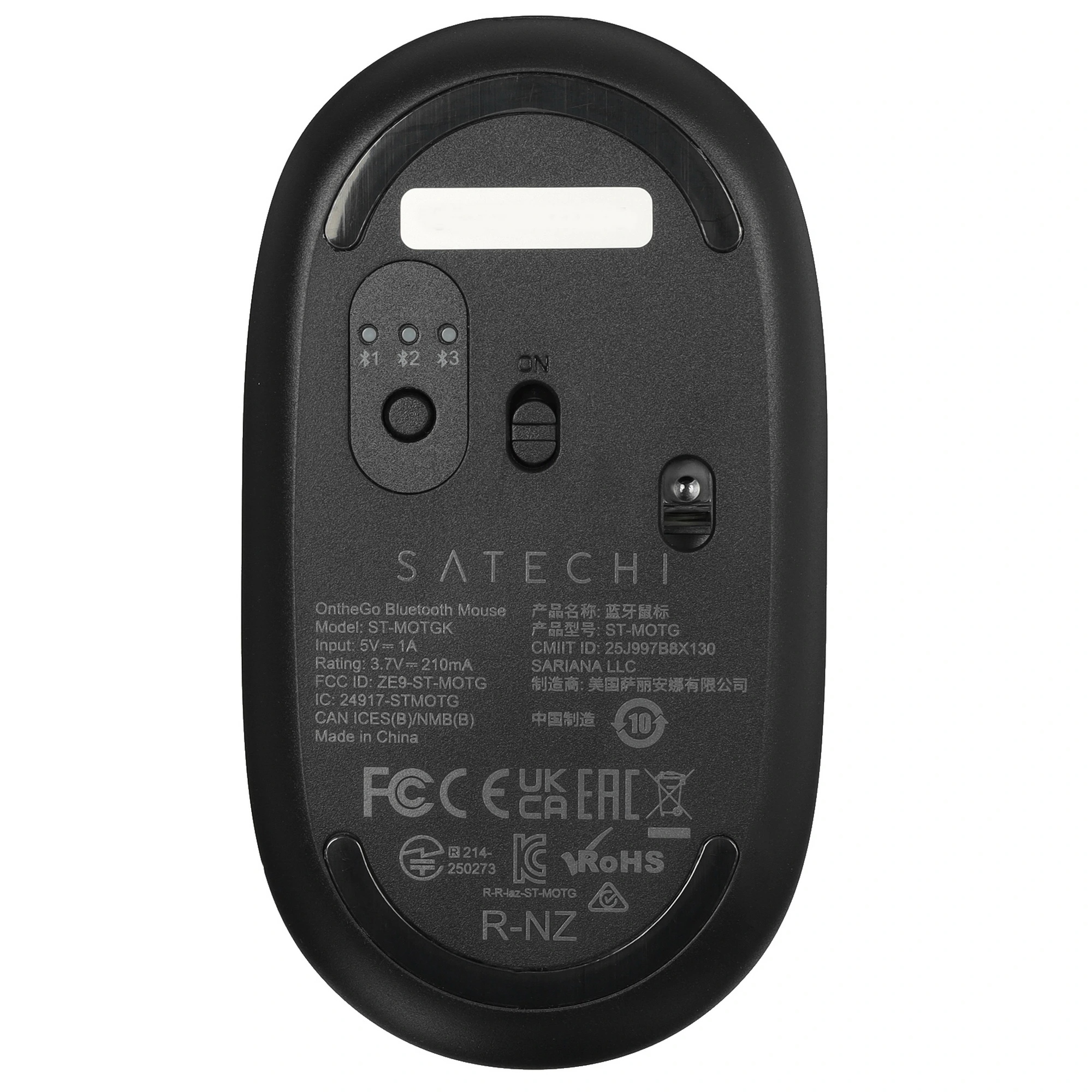 Мышь Satechi OntheGo (ST-MOTGK), Черный детальное изображение - 5