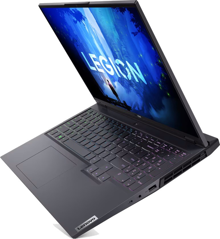 Ноутбук Lenovo Legion 5 Pro 16IAH7H, 82RF002URU, RAM 16 ГБ, SSD 1 ТБ, Серый детальное изображение - 4