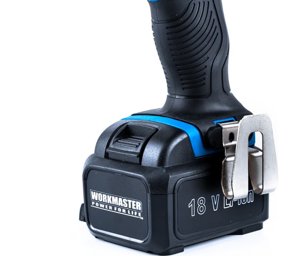 Аккумуляторная дрель-шуруповерт WorkMaster АШ-18ЛВ, 18 В, 28 Нм, 1,5 А·ч детальное изображение - 20