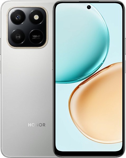 Смартфон Honor X7d 8/128 ГБ, Космический серый, Dual nano SIM детальное изображение - 1