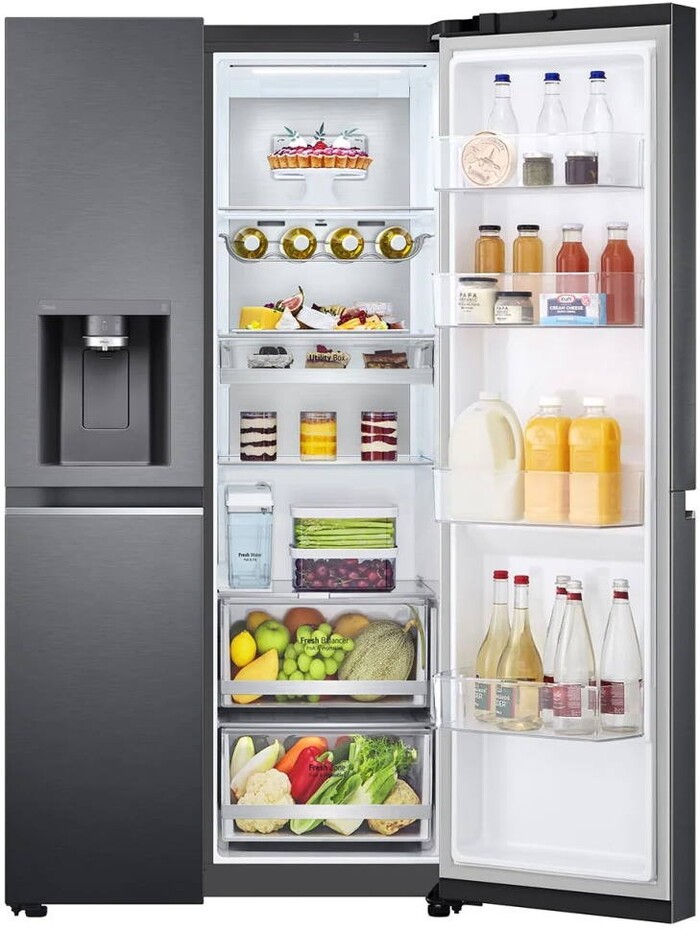 Холодильник LG GC-L257CBEC, Черный №6