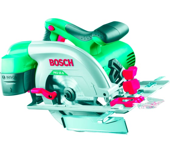 Дисковая пила BOSCH PKS 55 A, 160 мм, 5600 об/мин, 1200 Вт детальное изображение - 1
