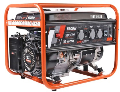 Генератор бензиновый PATRIOT GRS 6500 476102266, 5 кВт, Оранжевый детальное изображение - 1
