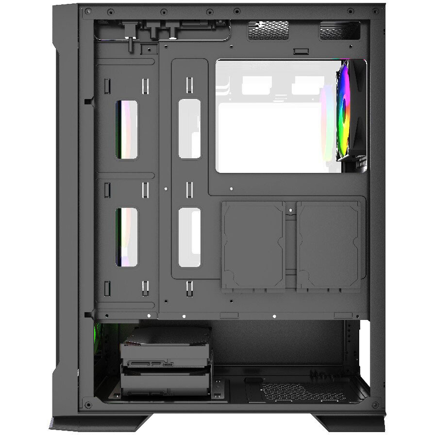 Корпус Powercase Mistral AZ4B ARGB, Черный детальное изображение - 5
