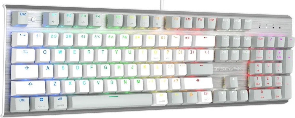 Клавиатура A4Tech Fstyler FS100 Neon, Серый детальное изображение - 8