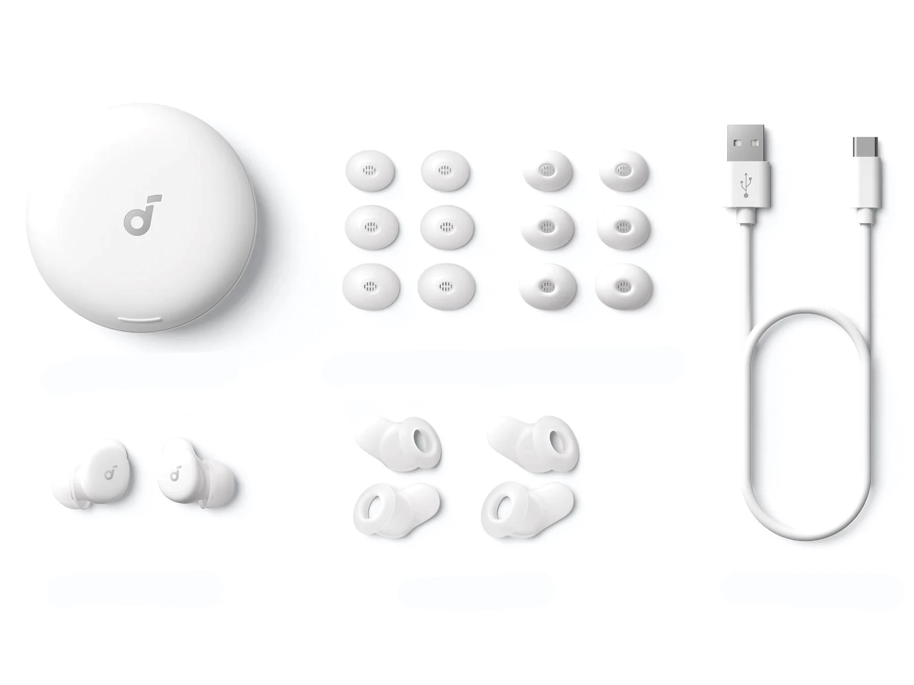 Беспроводные наушники Anker Sleep A30, Белый детальное изображение - 3