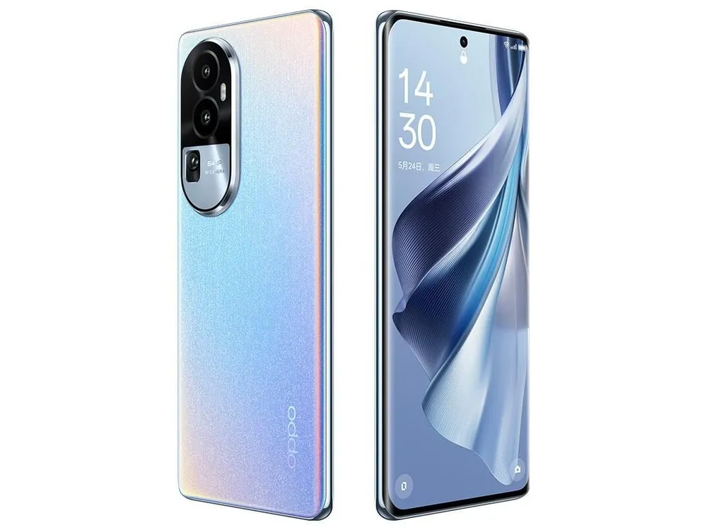 Смартфон OPPO Reno10 5G 8 256 Гб, Морозный голубой, Dual nano-SIM детальное изображение - 3