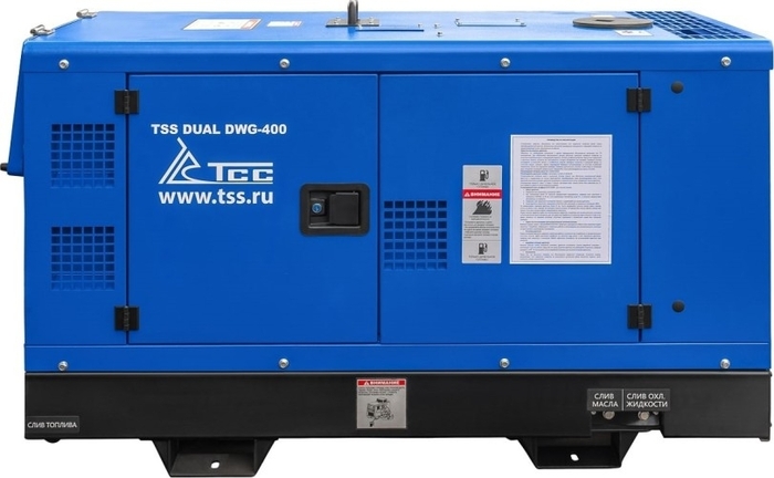 Сварочный генератор ТСС DUAL DWG-400 044768, 20 кВт, Синий №3