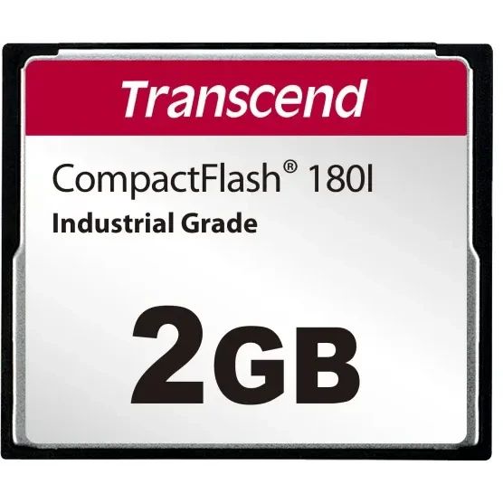 Карта памяти Transcend Compact Flash 180I (TS2GCF180I), 2 Гб детальное изображение - 1