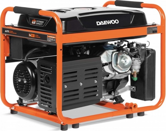 Генератор бензиновый DAEWOO GDA 7500E, 6 кВт, Оранжевый детальное изображение - 4