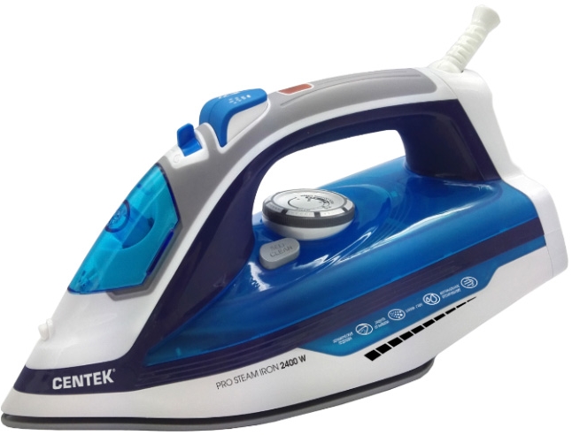 Утюг Centek CT-2350, Голубой детальное изображение - 1