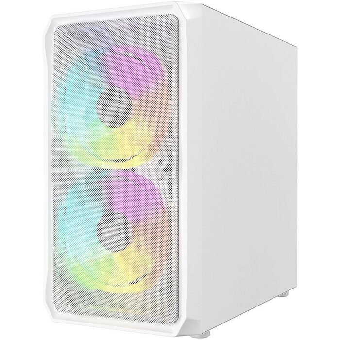 Корпус Powercase Mistral Micro A3W ARGB, Белый №2