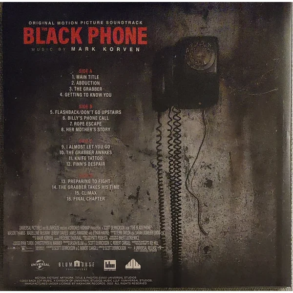 Виниловая пластинка OST Mark Korven – The Black Phone – Coloured 2LP детальное изображение - 2