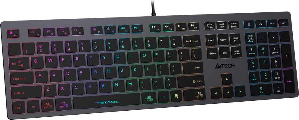 Клавиатура A4Tech Fstyler FX60, Серый детальное изображение - 2
