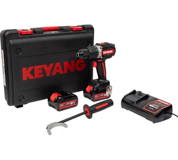 Аккумуляторная дрель-шуруповерт KEYANG DM20BLH-100E (Set), 18 В, 55 Нм, 5 А·ч  детальное изображение - 1