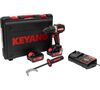 Аккумуляторная дрель-шуруповерт KEYANG DM20BLH-100E (Set), 18 В, 55 Нм, 5 А·ч  вариант - 1