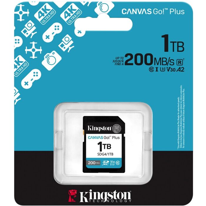 Карта памяти Kingston Canvas Go! Plus SD (SDG4/1TB), 1 Тб №3
