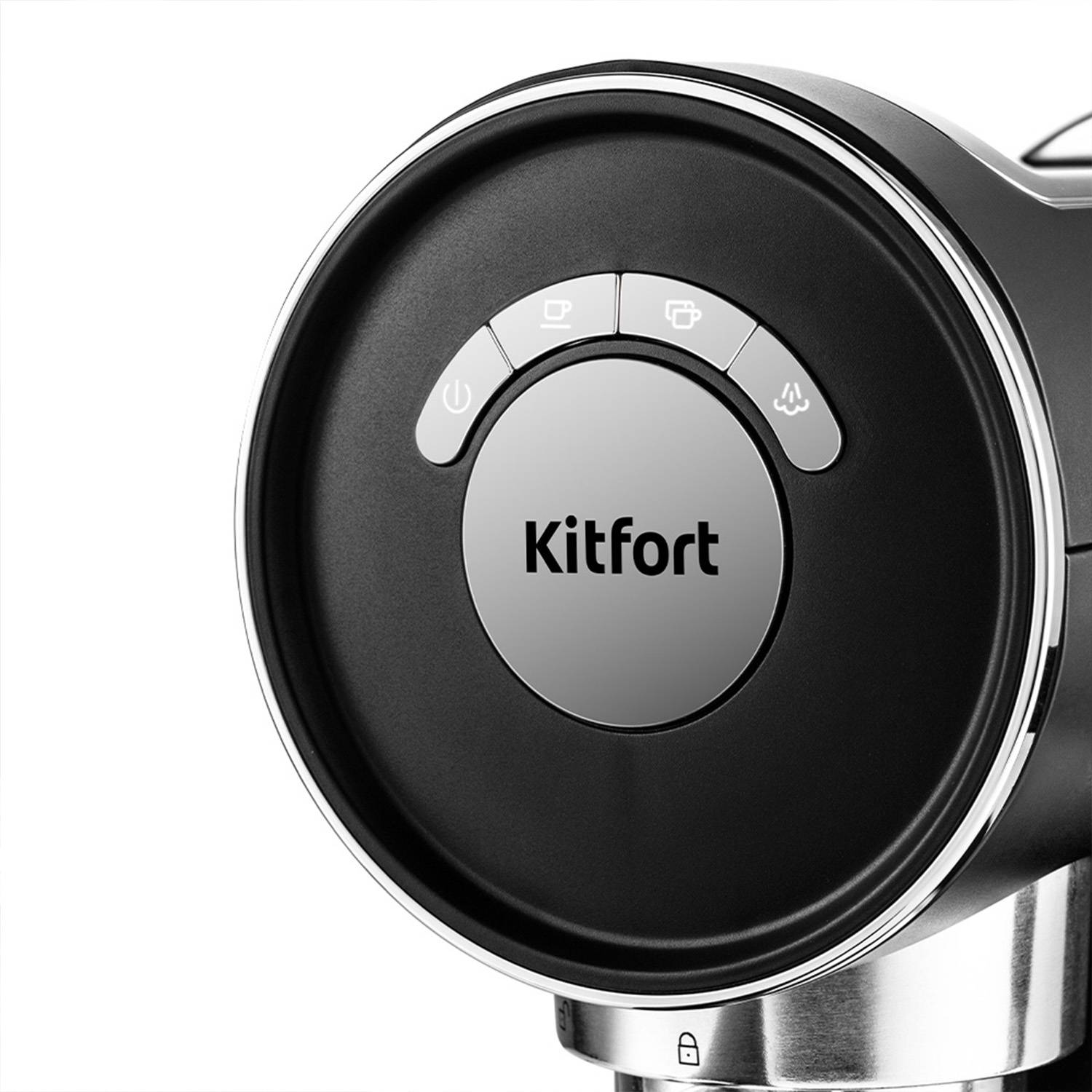 Кофеварка эспрессо Kitfort КТ-783-2, Черный детальное изображение - 2