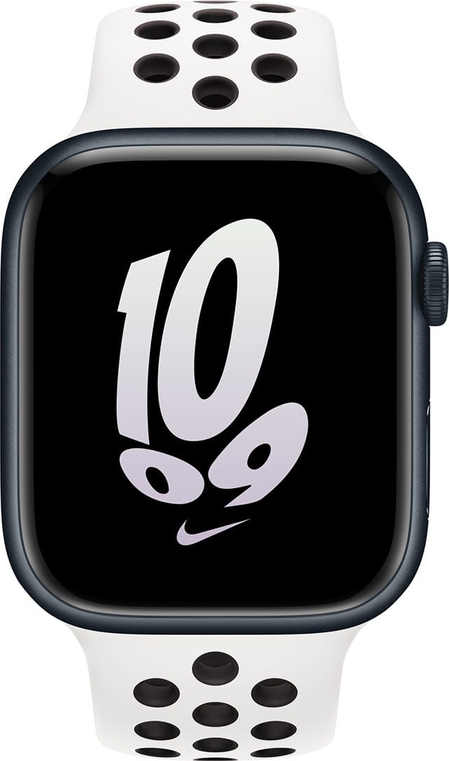 Умные часы Apple Watch Series 8 Nike Sport Band Aluminum Case, 41 мм, Серебристый детальное изображение - 2
