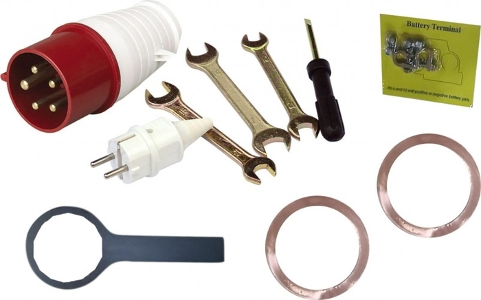 Генератор дизельный с воздушным охлаждением ТСС SDG 10000EH3A 100038, открытый, 10 кВт, Синий №3