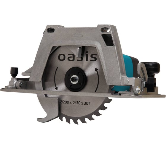 Электрическая циркулярная пила OASIS PC-210, 200 мм, 4200 об/мин, 2000 Вт детальное изображение - 1