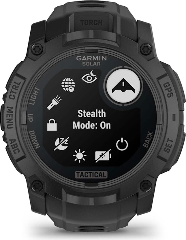 Смарт-часы Garmin Instinct 3 Solar Tactical Edition, 50 мм, Черный детальное изображение - 2