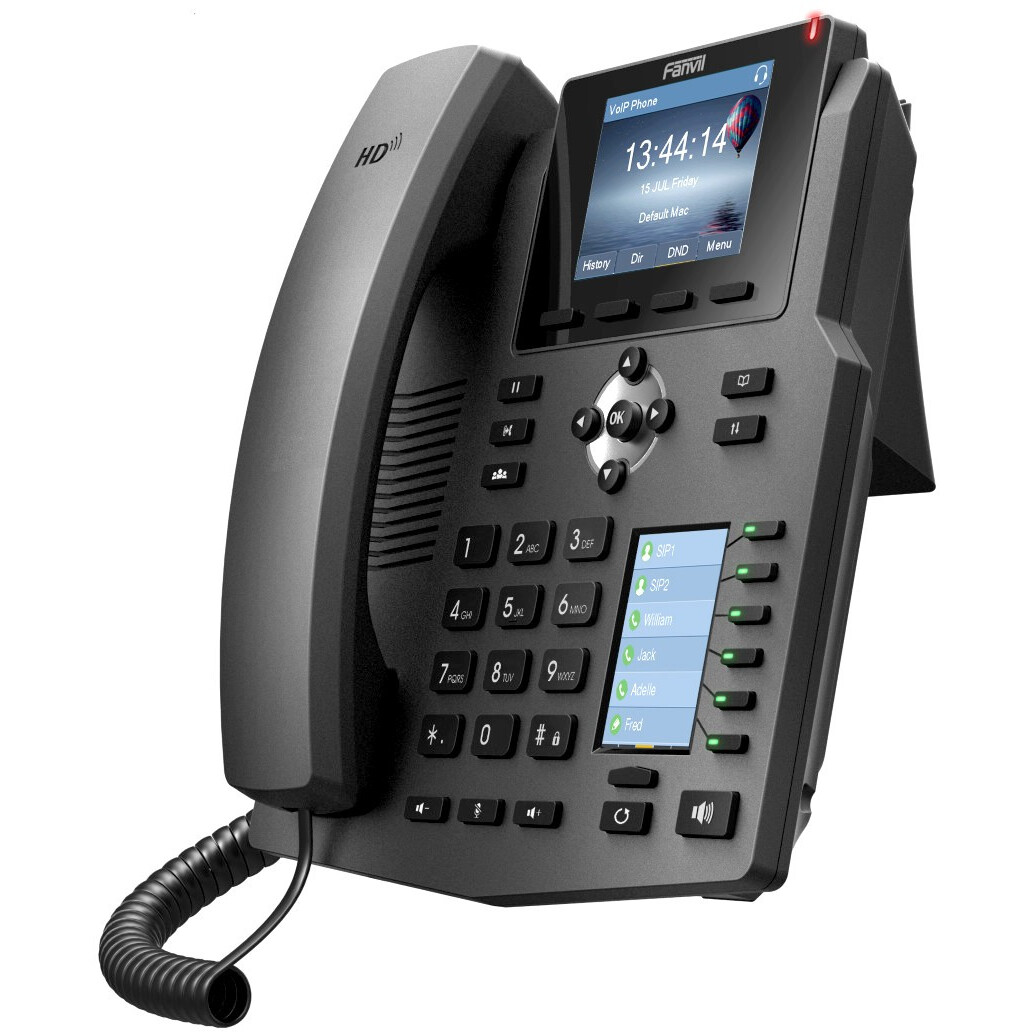 VoIP-телефон Fanvil (Linkvil) X4G, Черный детальное изображение - 4