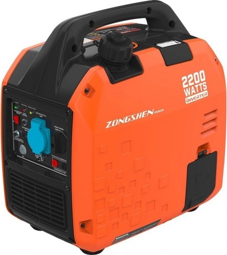 Генератор бензиновый ZONGSHEN BQH 2200 1T90DFQ22, 1.9 кВт, Оранжевый детальное изображение - 2