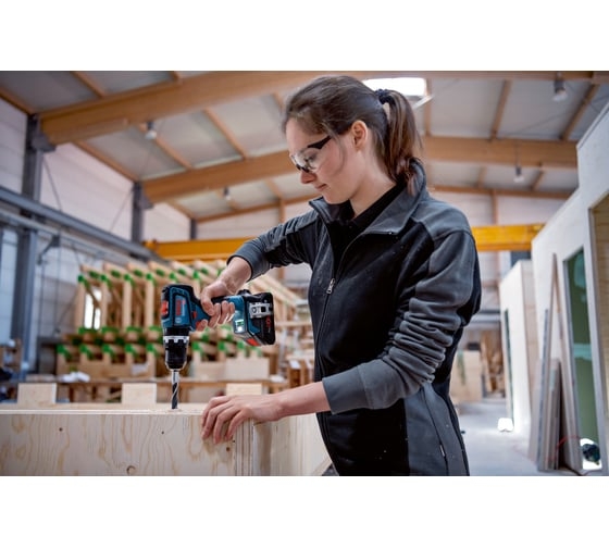 Аккумуляторная ударная дрель-шуруповерт Bosch GSB 18V-90 Solo (без АКБ и ЗУ), 18 В, 64 Нм, 06019K6100 детальное изображение - 4