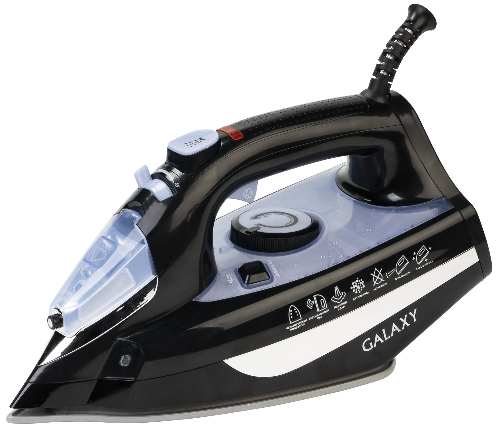 Утюг Galaxy GL 6129, Черный детальное изображение - 1