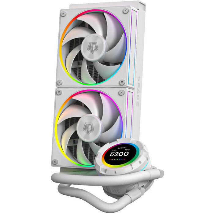 Система жидкостного охлаждения ID-COOLING SL240, Белый №2