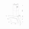 Вытяжка Hebermann HBKH 50.3 B, Черный вариант - 2
