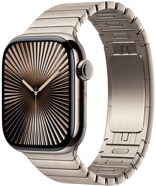 Умные часы Apple Watch Series 10 42 мм, Natural Titanium Case with Natural Link Bracelet детальное изображение - 1