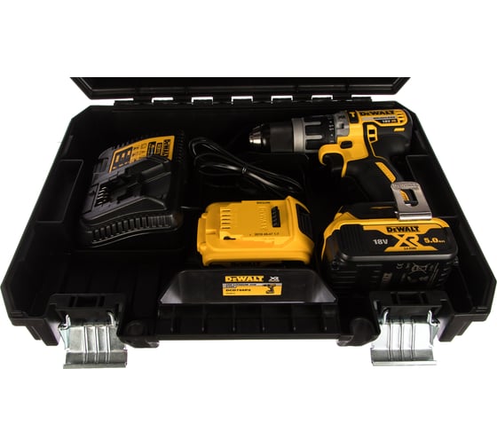 Бесщеточная ударная дрель-шуруповерт DEWALT DCD796P2, 2 акб, 70 Нм, 18 В детальное изображение - 6