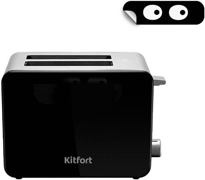 Тостер Kitfort КТ-2058, Черный №5
