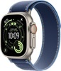 Умные часы Apple Watch Ultra 3 49 мм, Natural Titanium Case with Blue/Bright Blue Trail Loop (S/M), Синий/Светло-голубой вариант - 1