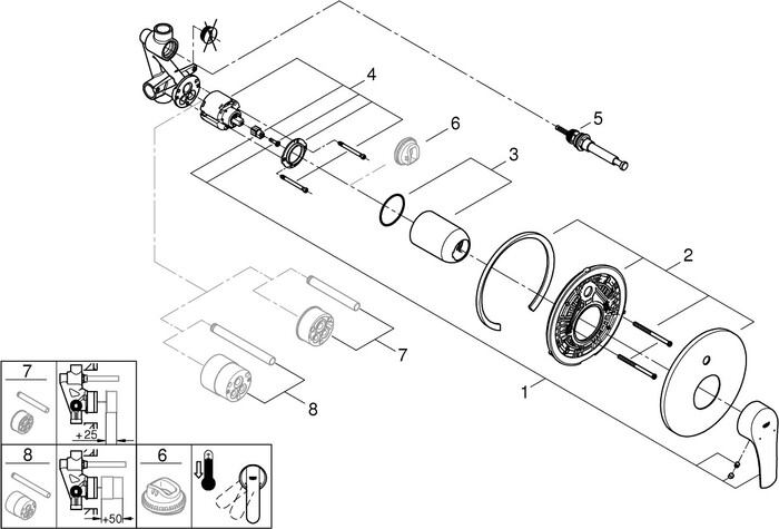 Смеситель Grohe Eurosmart 33305003 №5