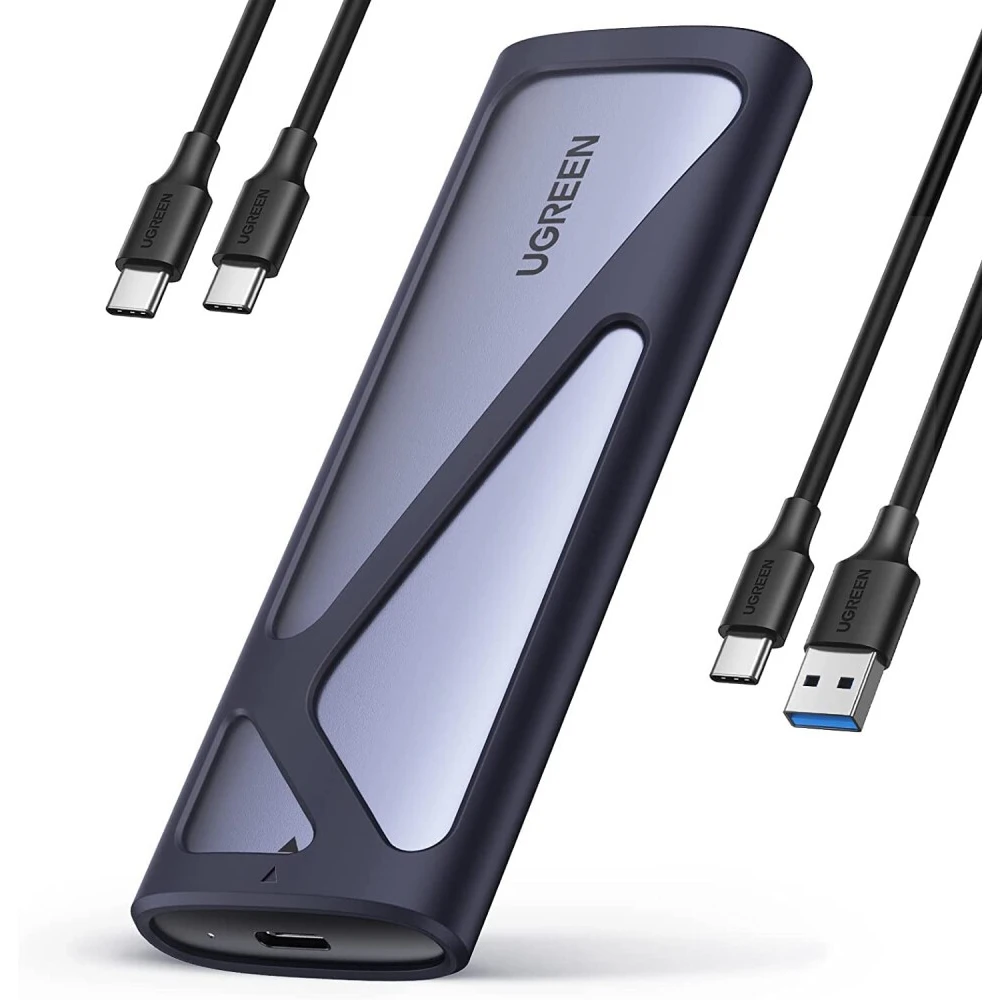 Внешний корпус для SSD M.2 UGREEN CM400 90264, Серый детальное изображение - 1