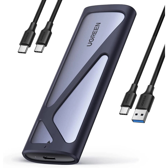 Внешний корпус для SSD M.2 UGREEN CM400 90264, Серый №1