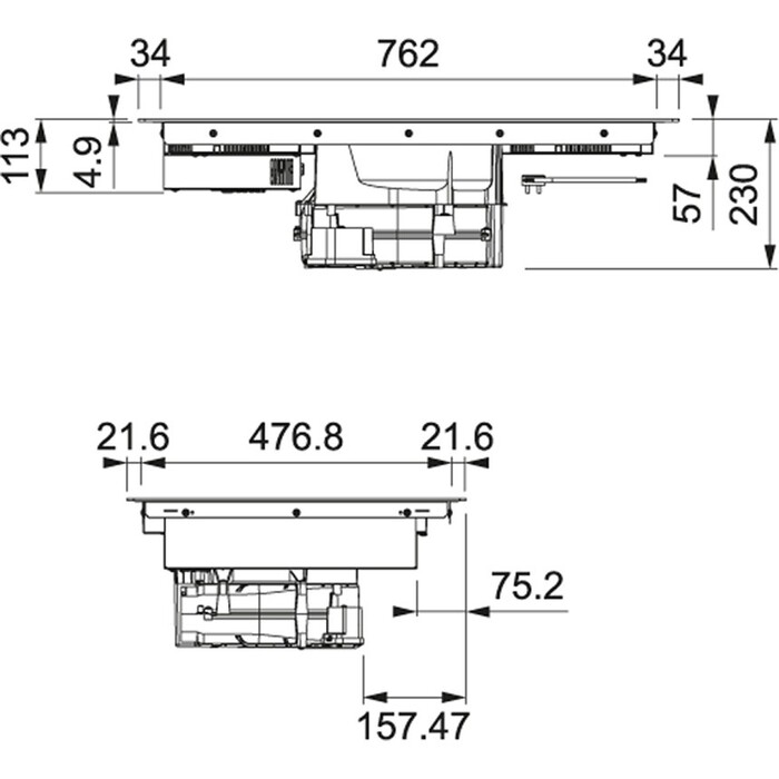 Индукционная варочная панель Franke FMA 839 HI, Черный №2