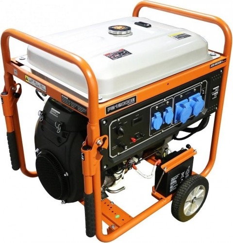 Генератор бензиновый ZONGSHEN PB 12000 E 1T90DF122, 10 кВт, Оранжевый детальное изображение - 1