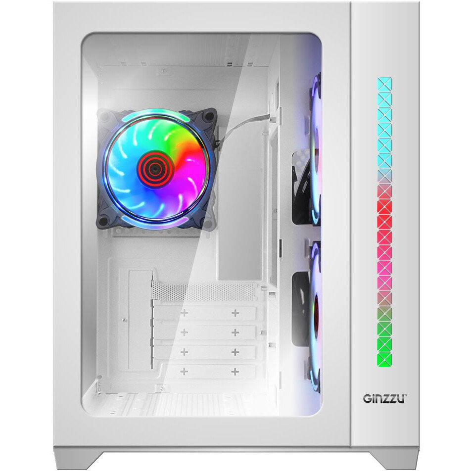 Корпус Ginzzu V450, Белый детальное изображение - 2