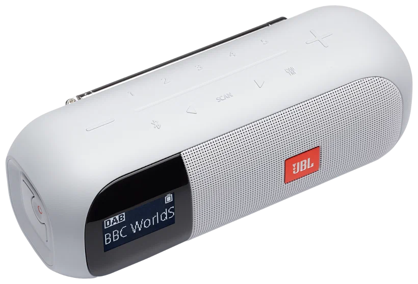 Портативная акустика JBL Tuner 2 FM, 5 Вт, Белый детальное изображение - 5