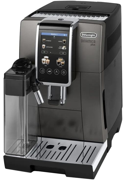 Кофемашина DeLonghi Dinamica Plus ECAM380.95.TB, Титановый/Черный детальное изображение - 1