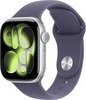Умные часы Apple Watch Series 11 42 мм, Silver Aluminium Case with Purple Fog Sport Band, GPS + Cellular, Фиолетовый туман вариант - 1