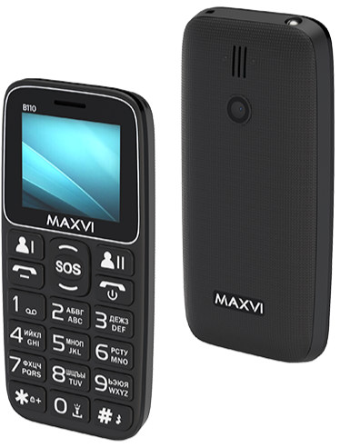 Мобильный телефон MAXVI B110, 32 Мб, Синий, Dual mini-SIM детальное изображение - 4