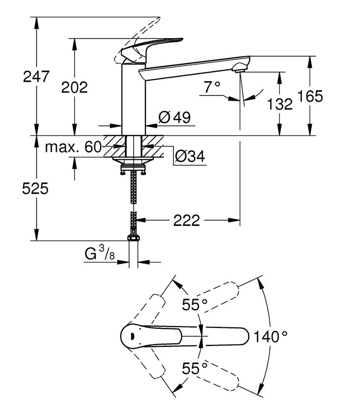 Смеситель Grohe Via 30464000 №5
