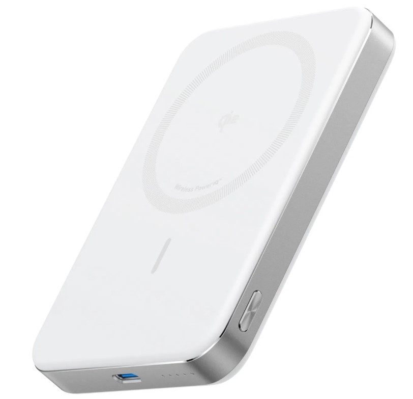 Внешний аккумулятор Anker MagGo Slim, 10000 мАч, Белый детальное изображение - 1